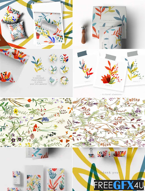 Botanical Pattern Set