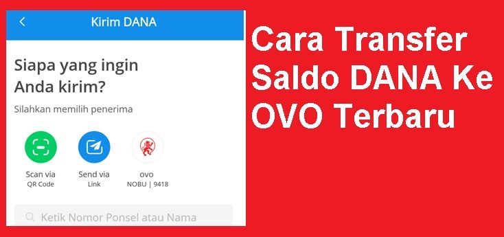 Cara Transfer Saldo Dana Ke Ovo Terbaru Cara Cek Sisa Paket