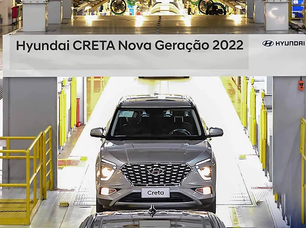 Novo Hyundai Creta 2022 tem produção iniciada em Piracicaba (SP)
