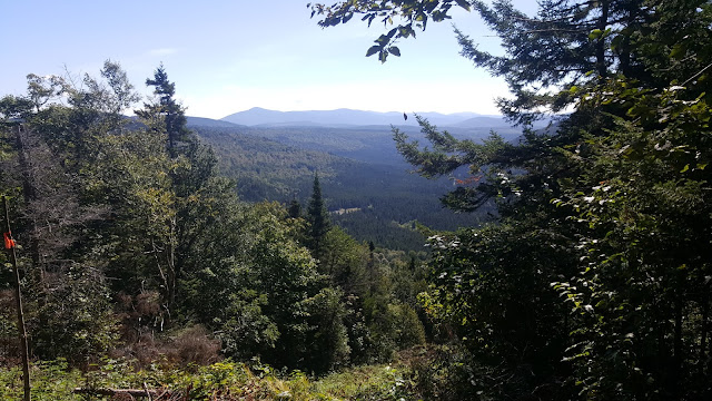 Vue à partir de la montagne de marbre