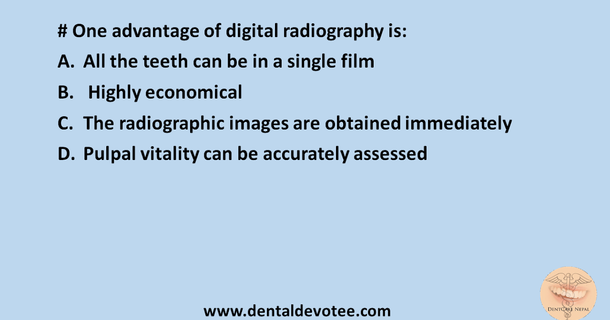 Dentosphere World of Dentistry Advantage of Digital Radiography
