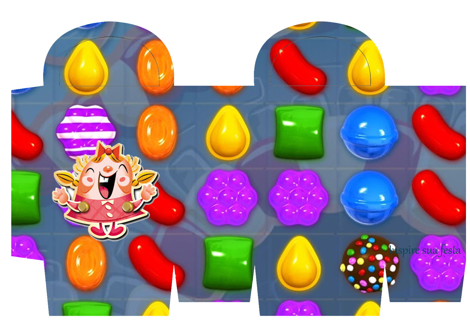 Candy Crush Party Free Printables Boxes and Free Party Printables