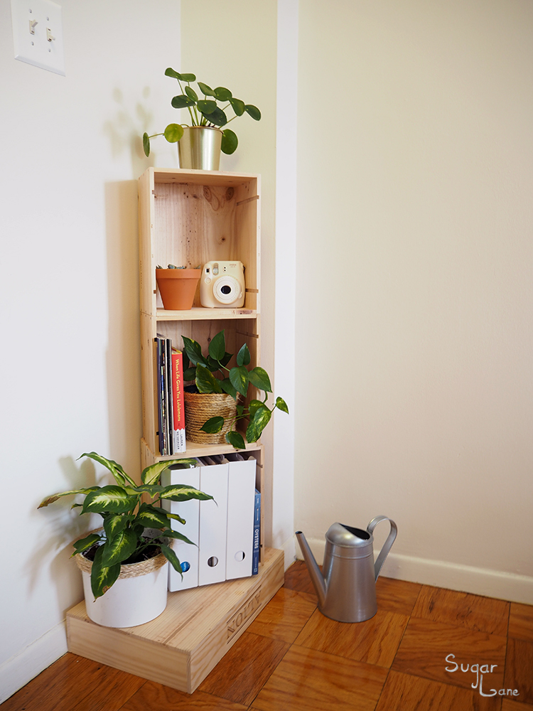 DIY Wine Crates Shelf (Super Easy) SUGAR LANE