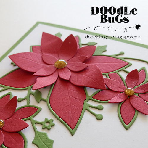 Doodlebugs Memory Box Poinsettia Corner Die