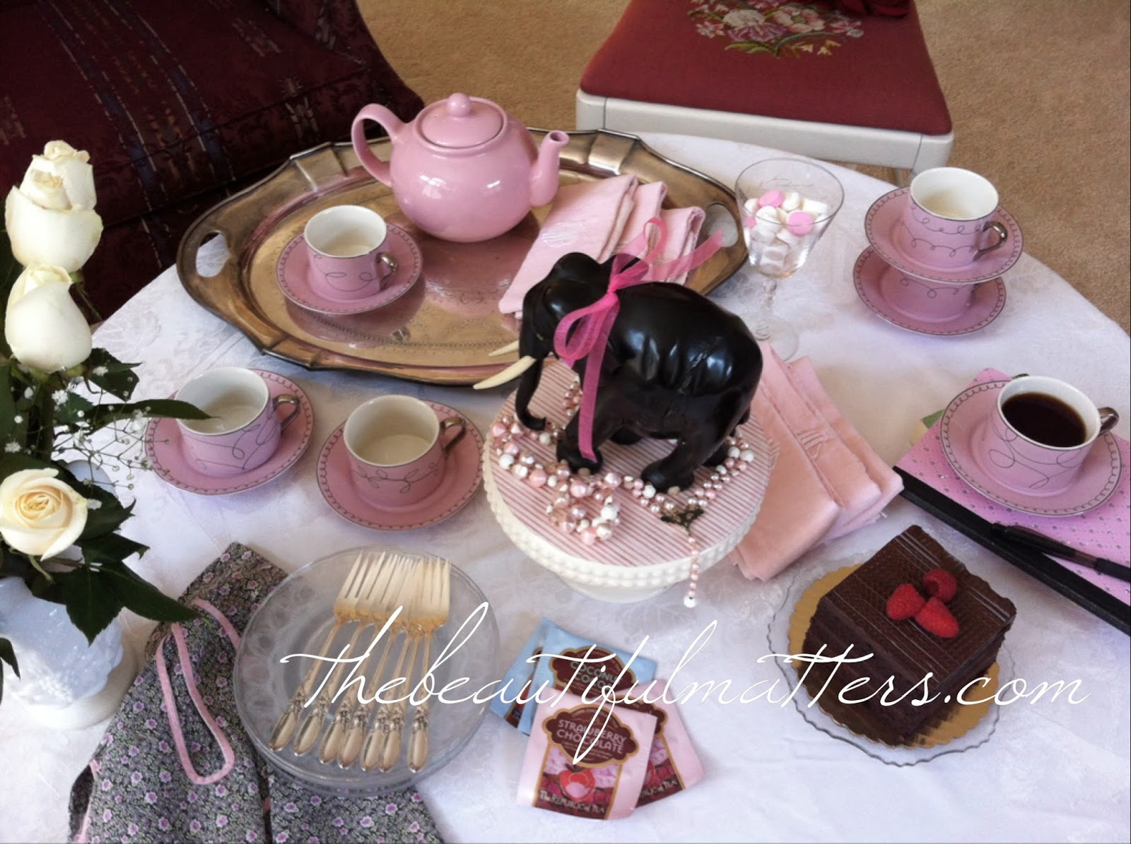 Pink elephant tea The Beautiful Matters