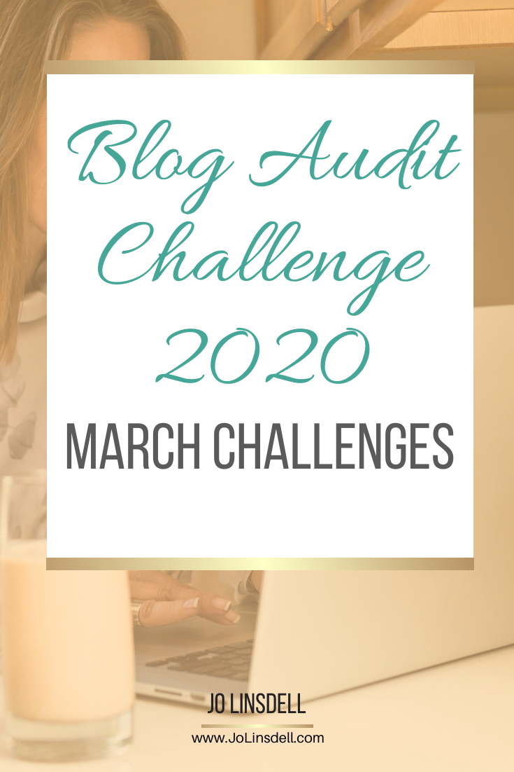 Blog Audit Challenge 2020: March Challenges #BlogAuditChallenge2020