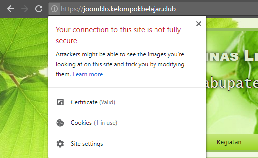 Contoh not fully secure