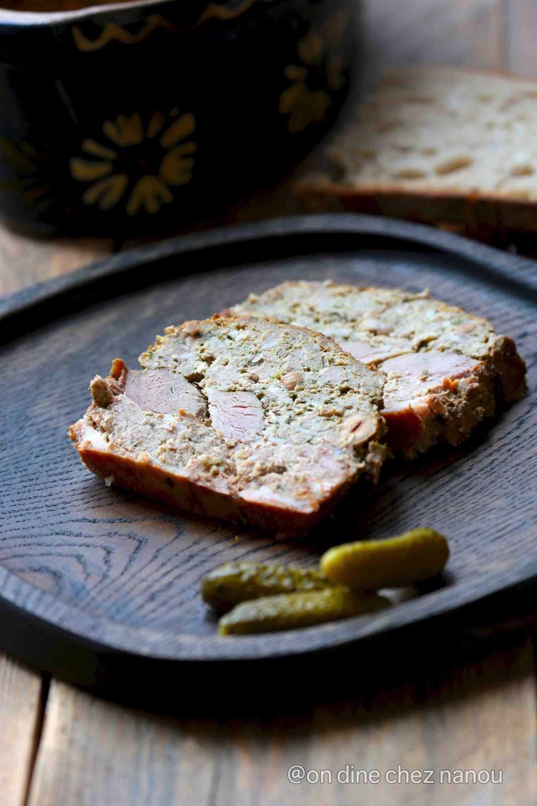 Terrine de canard aux noisettes / On dine chez Nanou