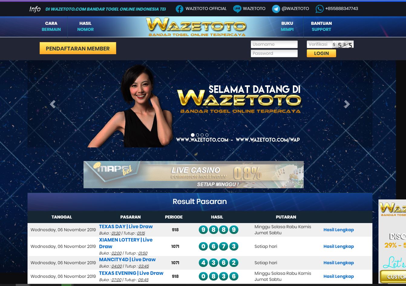 18toto WAP KUMPULAN AGEN JUDI ONLINE TERPERCAYA 2021