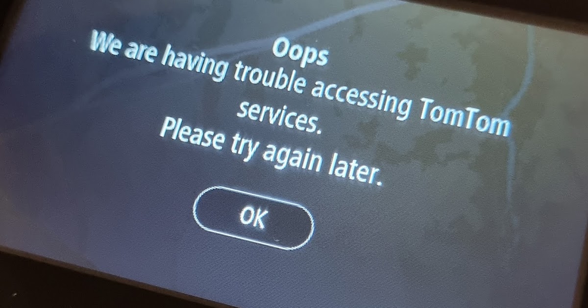 TomTom Rider oops we are having trouble » Kostecký^blog