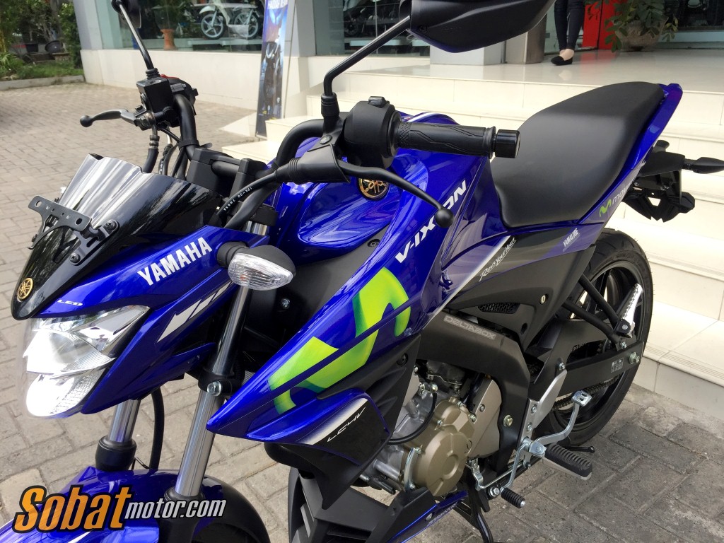 All New Yamaha Vixion Livery MotoGP Movistar sudah tiba dikota Medan ...