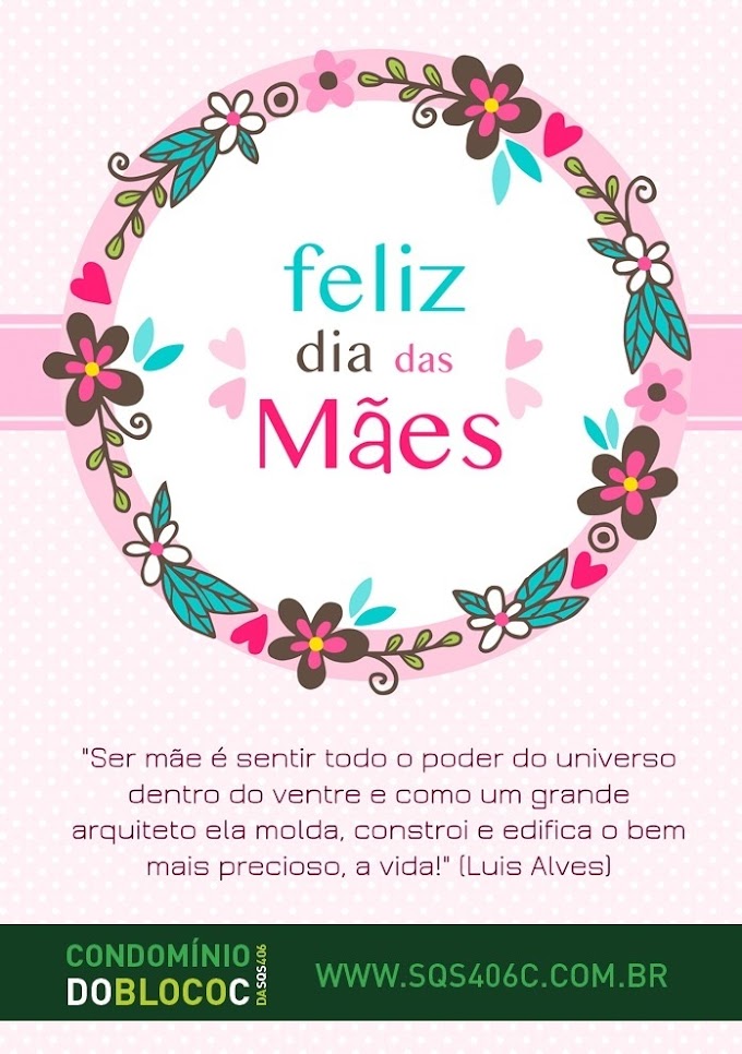 Feliz Dia das Mães