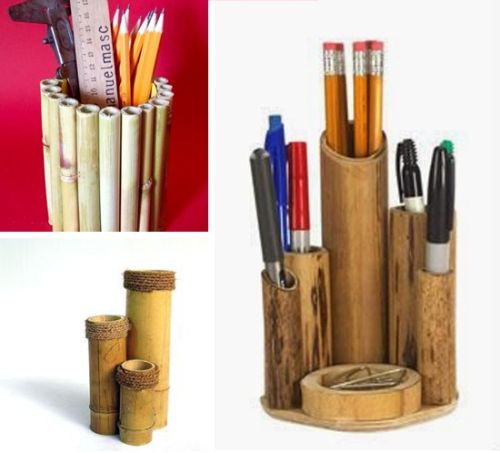 35 Kerajinan Tangan Dari Bambu Unik Paling Baru
