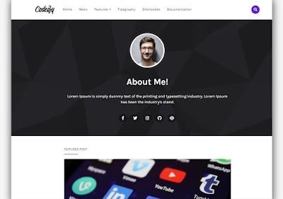 Codeify Blogger Template For Static Blog Codeify Blogger Template For Static Blog
