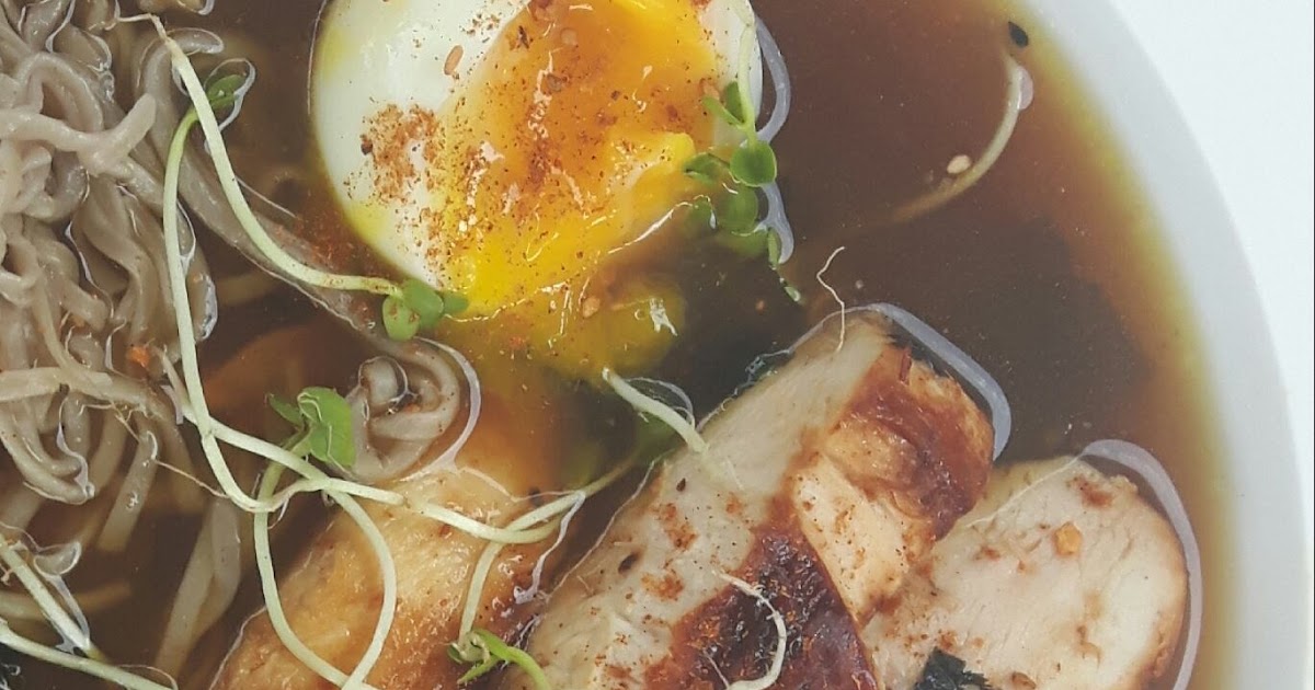 Chicken/ginger/miso soup