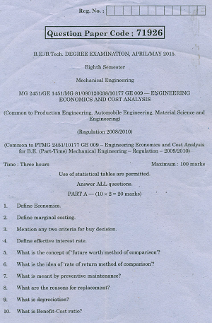 Scope of engineering economics in today life picture