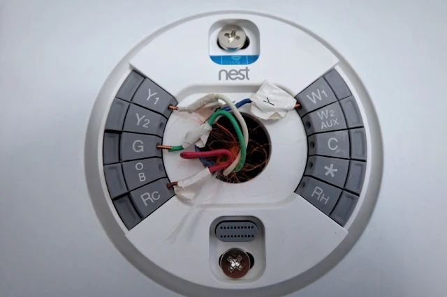 wiring for Nest thermostat