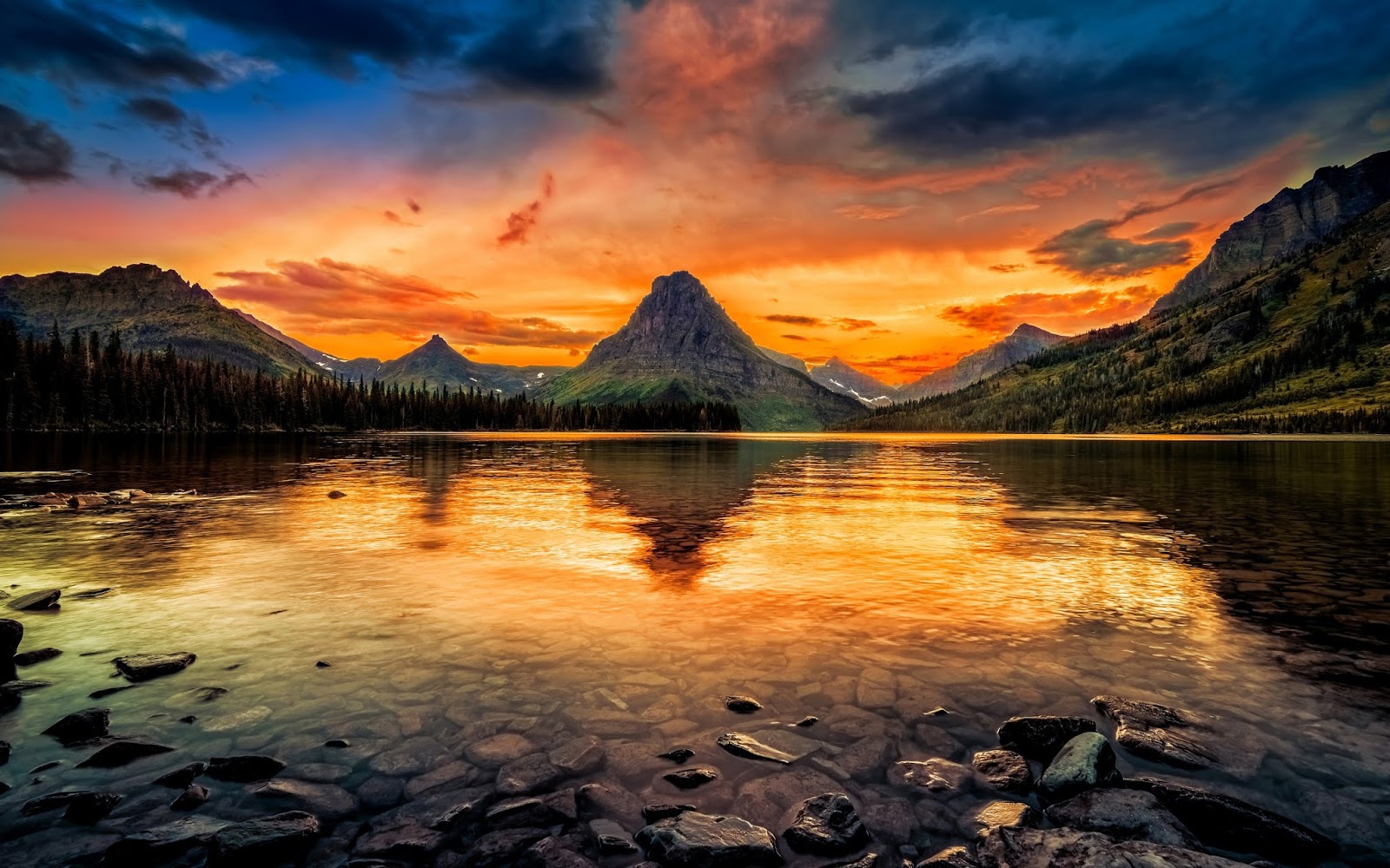 Glacier National Park Montana 4k