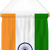 Hanging Indian Flag Transparent Image