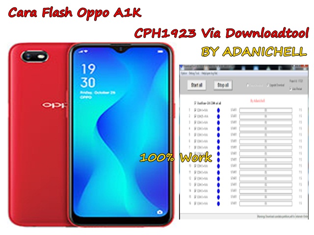 21+ Oppo a1k lupa pola via flashtool info