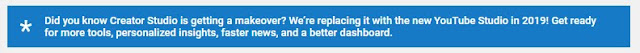 Youtube Update - Youtube Creator Studio being replaced with Youtube Studio Youtube Update - Youtube Creator Studio being replaced with Youtube Studio