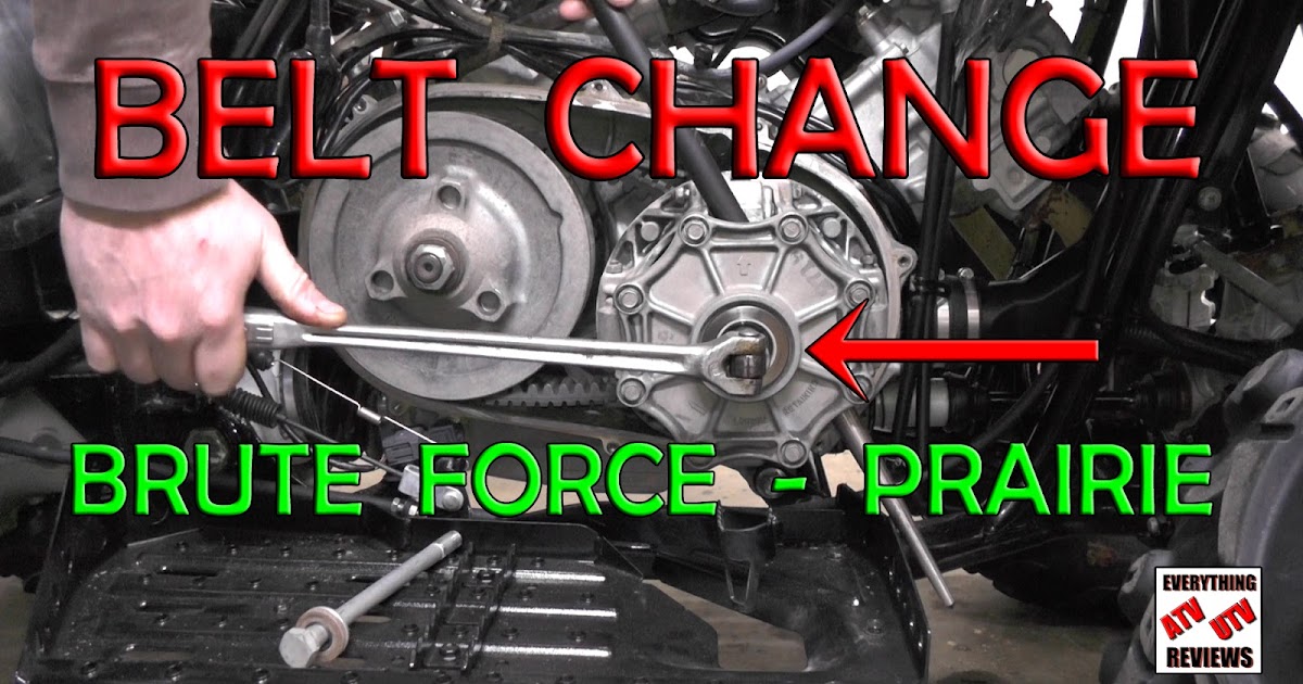 EVERYTHING ATV UTV REVIEWS: How to change Belt Kawasaki ... pull start engine wiring 