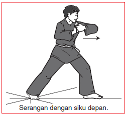 Serangan Pencak Silat Dengan Tangan Siku Dan Kaki Disertai Gambarnya Pukulan Sikuan Dan Tendangan