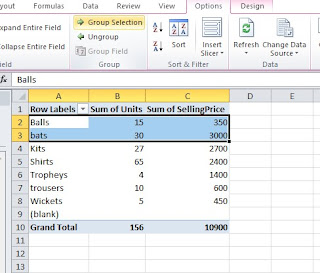 How to use pivot table in excel