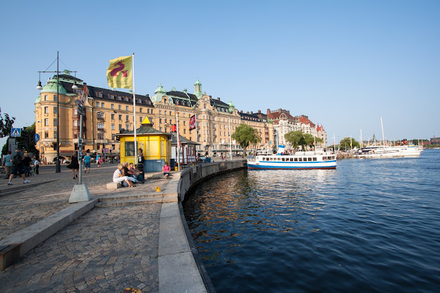 Zona del porto-Strandvajen-Stoccolma