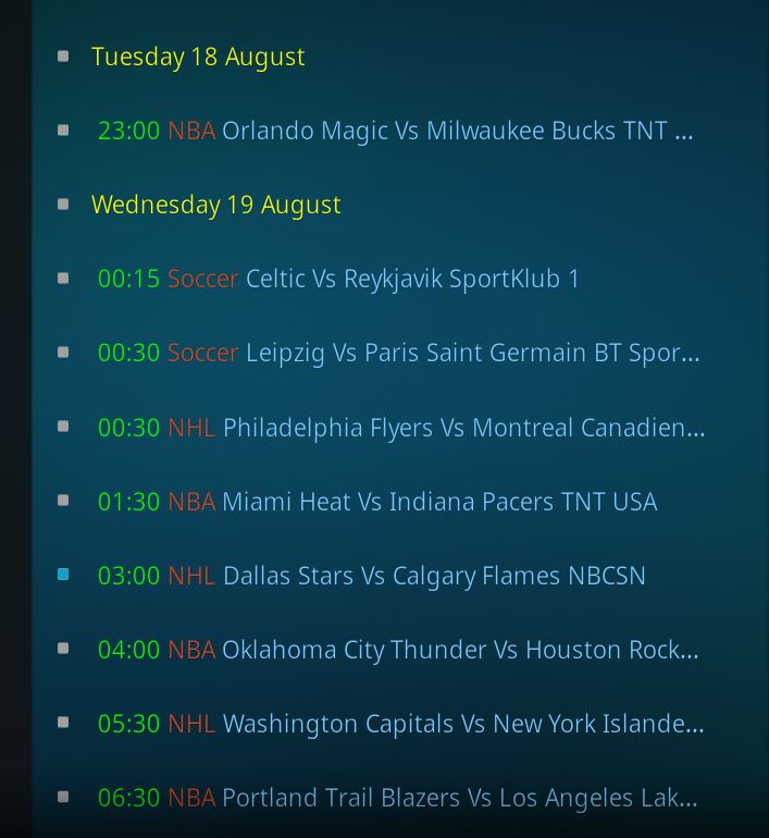 SPORT CENTER Pasarás Horas con él PLUGINSXBMC