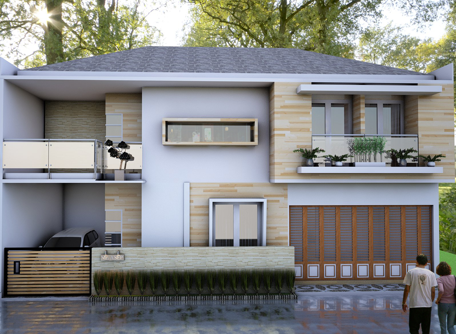 DOWNLOAD GAMBAR 3D RUMAH MINIMALIS TROPIS Belajar Berbagi