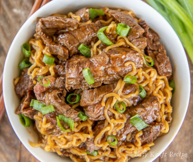 EASY SPICY STEAK RAMEN NOODLES Easy Kraft Recipes