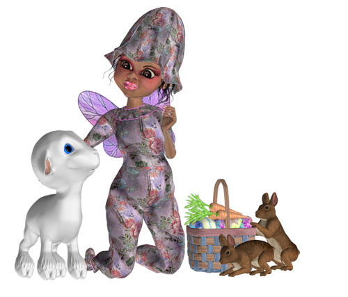 ForgetMeNot: Easter dolls