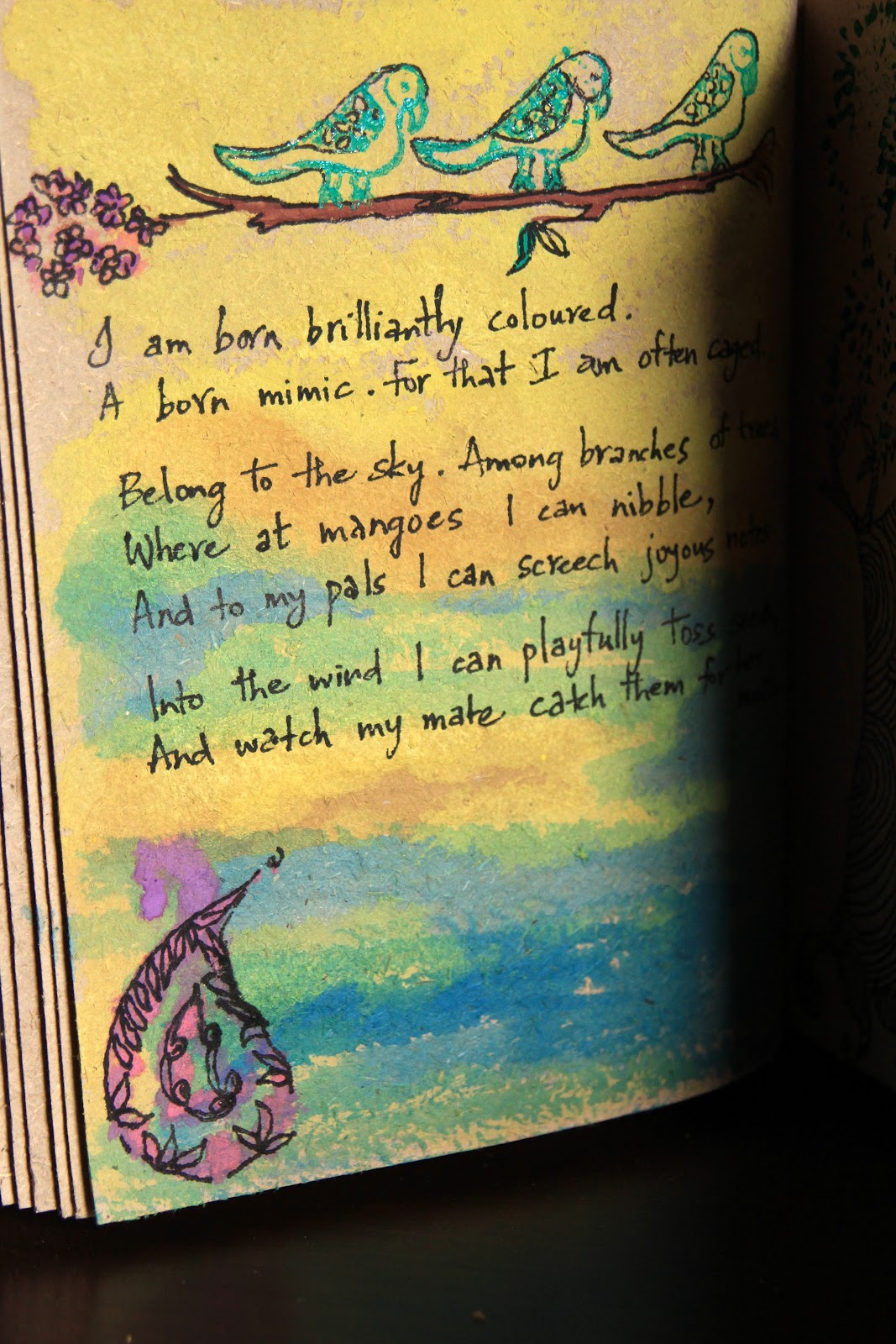 Art Journal Painting Poems