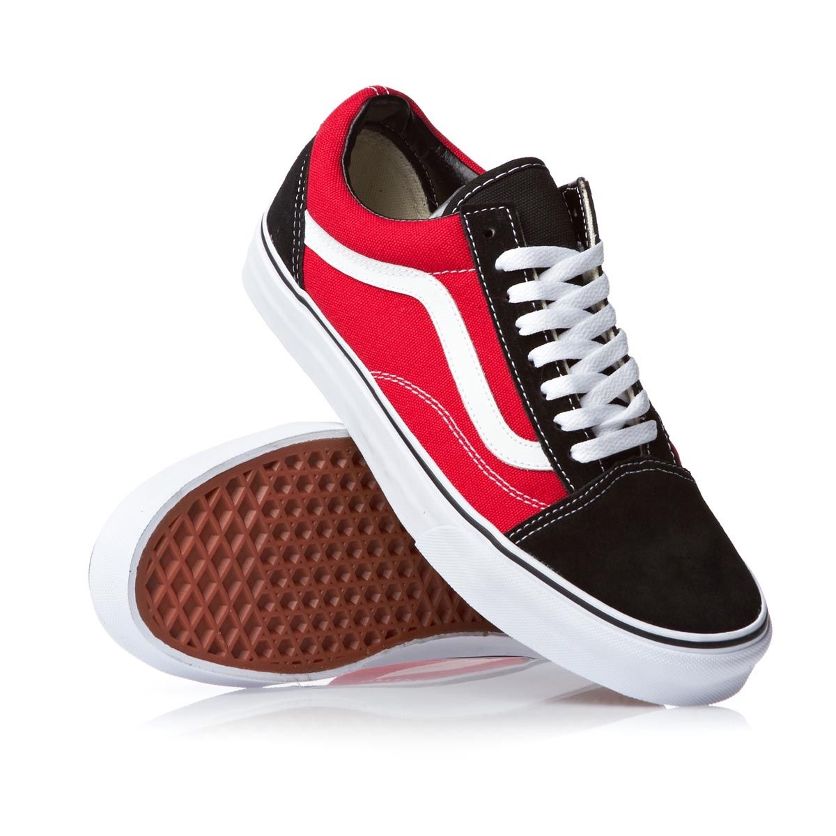 red black vans
