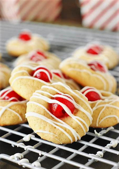 Almond Cherry Cookies