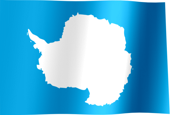 Flag Of Antarctica All Waving Flags