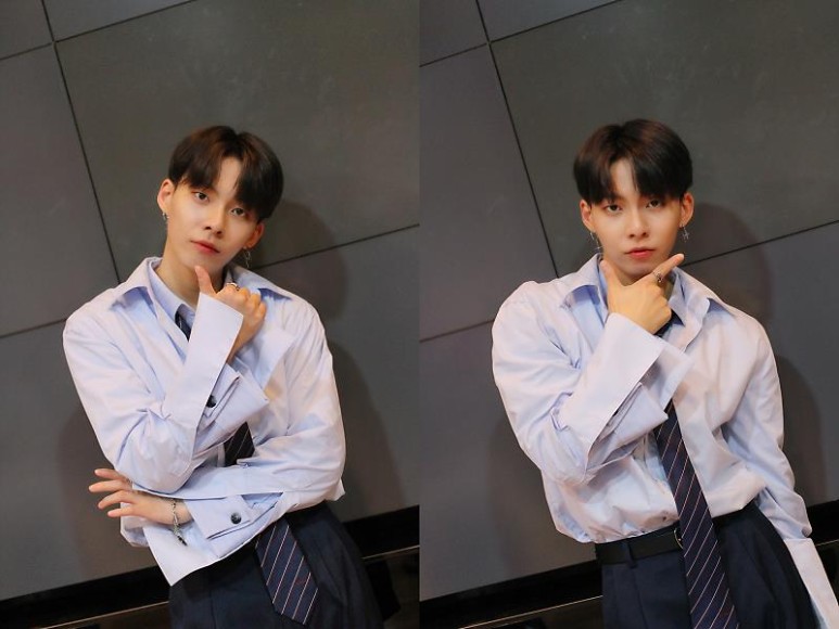 갑자기 마추친 프듀시절 모습에 디원스 우진영 반응ㅋㅋ | 인스티즈