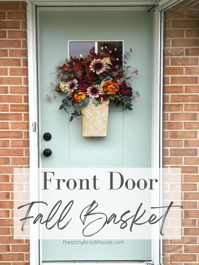 Front Door Fall Basket