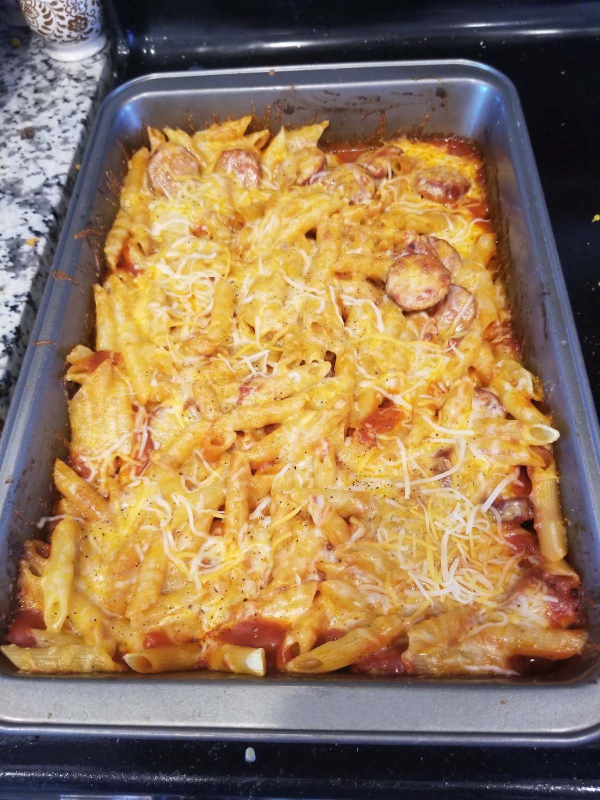 Four Cheese Penne Pasta Bake
