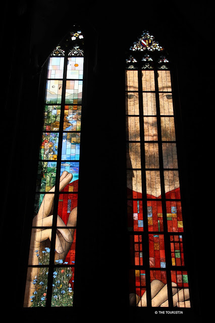 Colourful church window