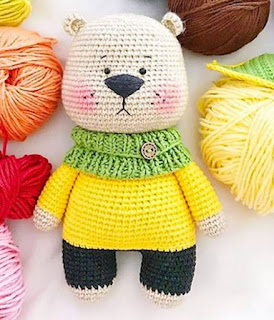 PATRON GRATIS OSO AMIGURUMI 40883