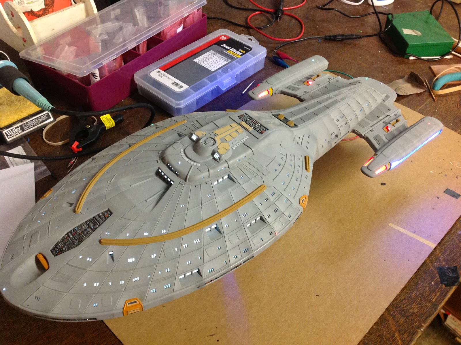 Star Trek, Voyager, Scale model, Revell, Plastic Model, 