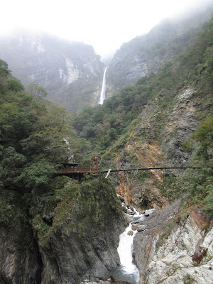 Cascada Baiyan, en el Parque Nacional de Taroko, cerca de Hualien