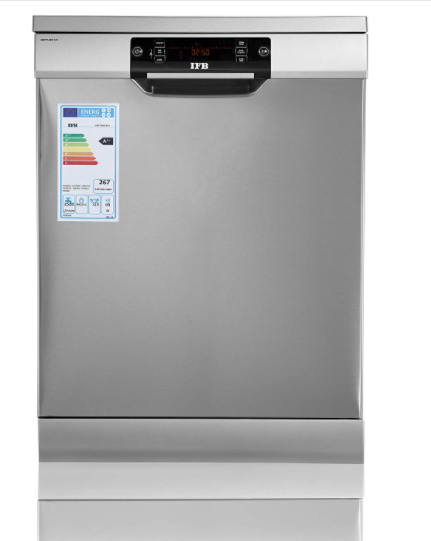 IFB Neptune SX1 Fully-automatic Front-loading Dishwasher (15 Place Settings, Stainless Steel, Inbuilt Heater, Aqua Energie water softener)