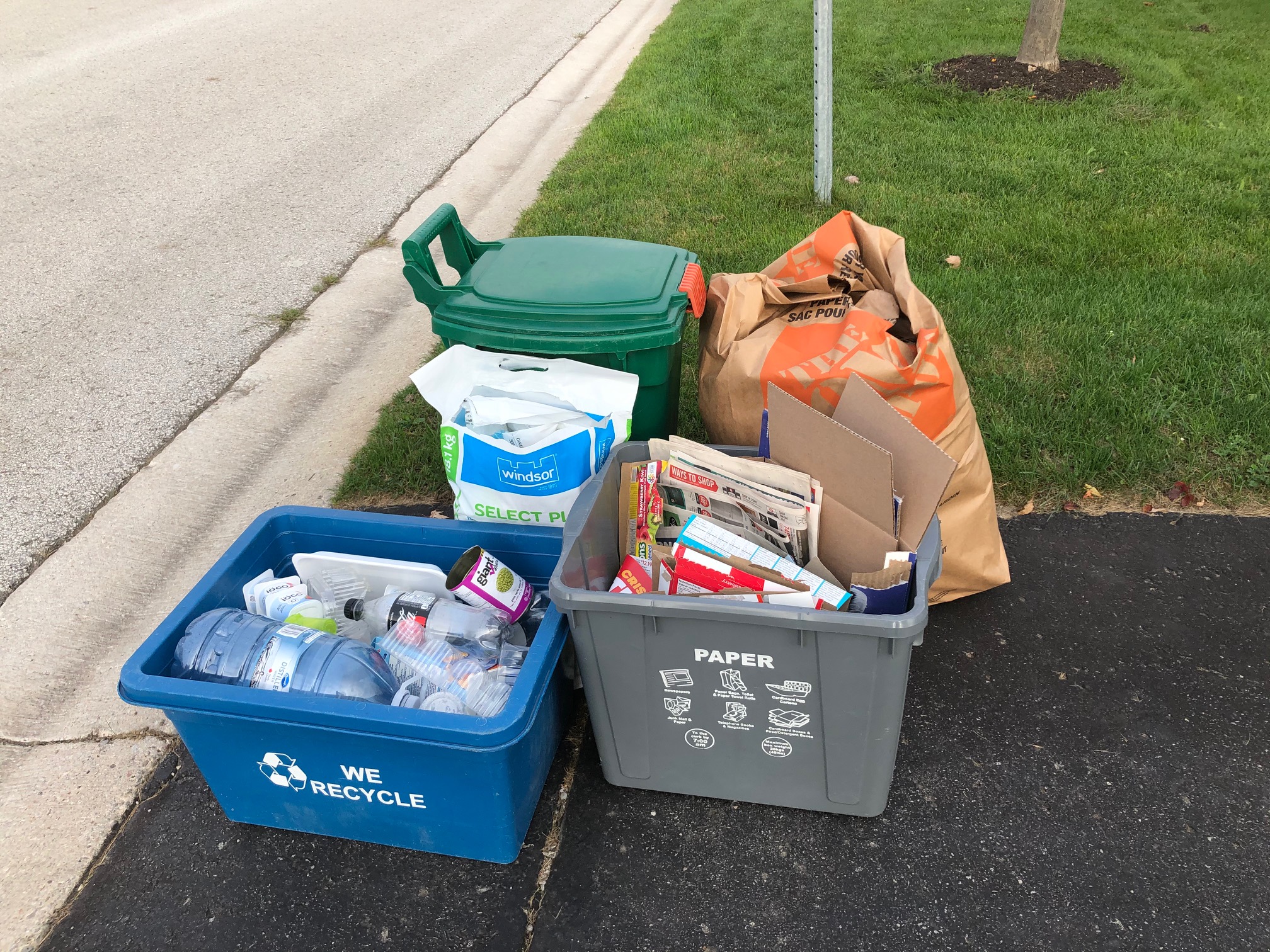 That British Woman Garbage, recycling etc.