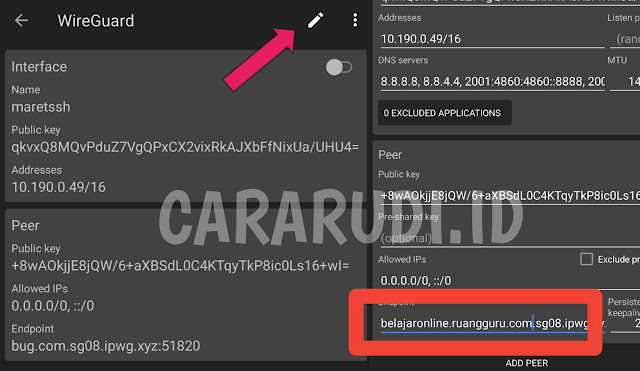 Cara Merubah Kuota Ruangguru By.U Pakai Wireguard Cara Merubah Kuota Ruangguru By.U Pakai Wireguard
