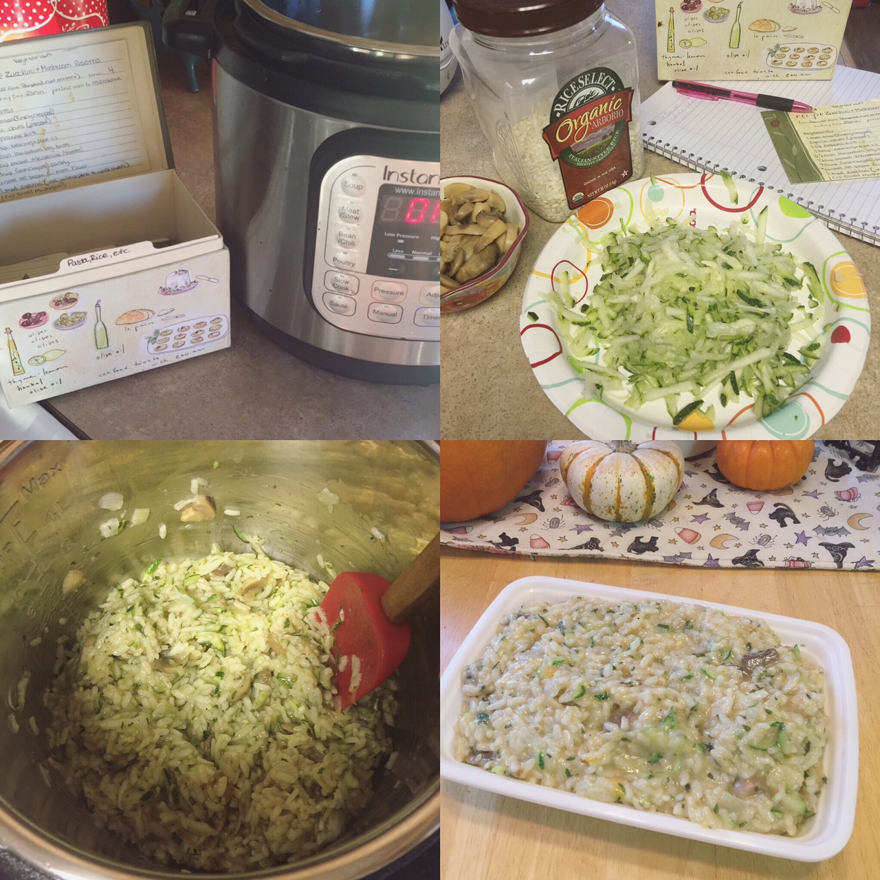 Life Light Up Recipe Zucchini & Mushroom Risotto Instant Pot Edition