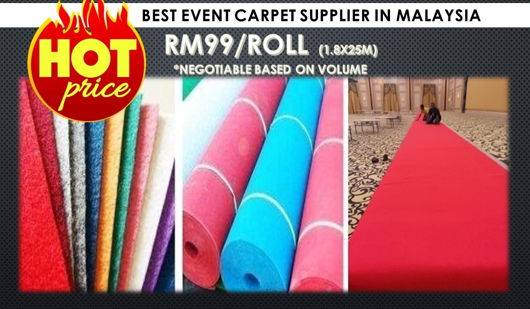 CHEAP OFFICE CARPETKARPET OFIS MURAH ALAQSA EVENT CARPET ROLL RM 99/ROLL