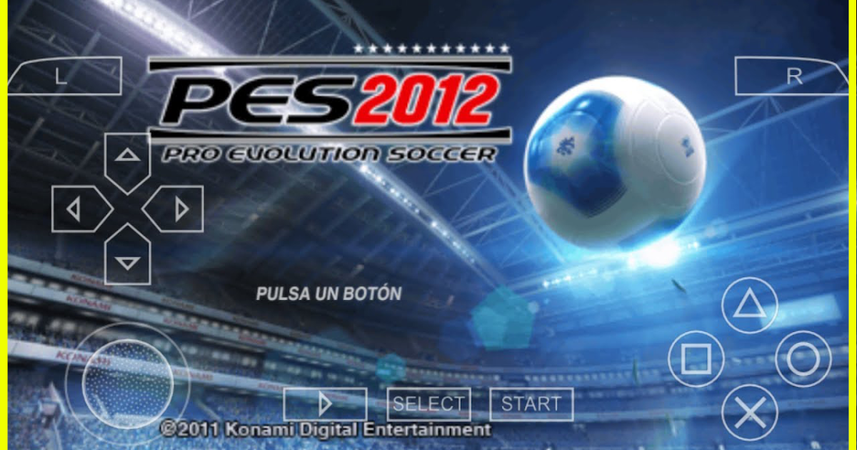 تحميل لعبة PES 2012 psp بحجم صغير لمحاكي ppsspp